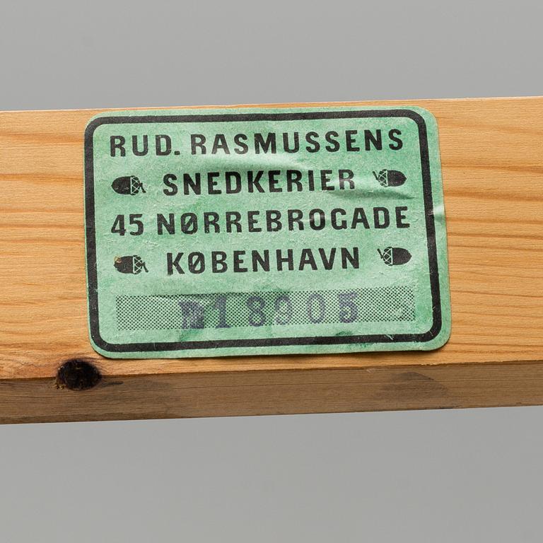 MOGENS KOCH, a three-part- teak 'Reol' bookcase Rud. Rasmussens, Snedkerier, Copenhagen, Denmark.