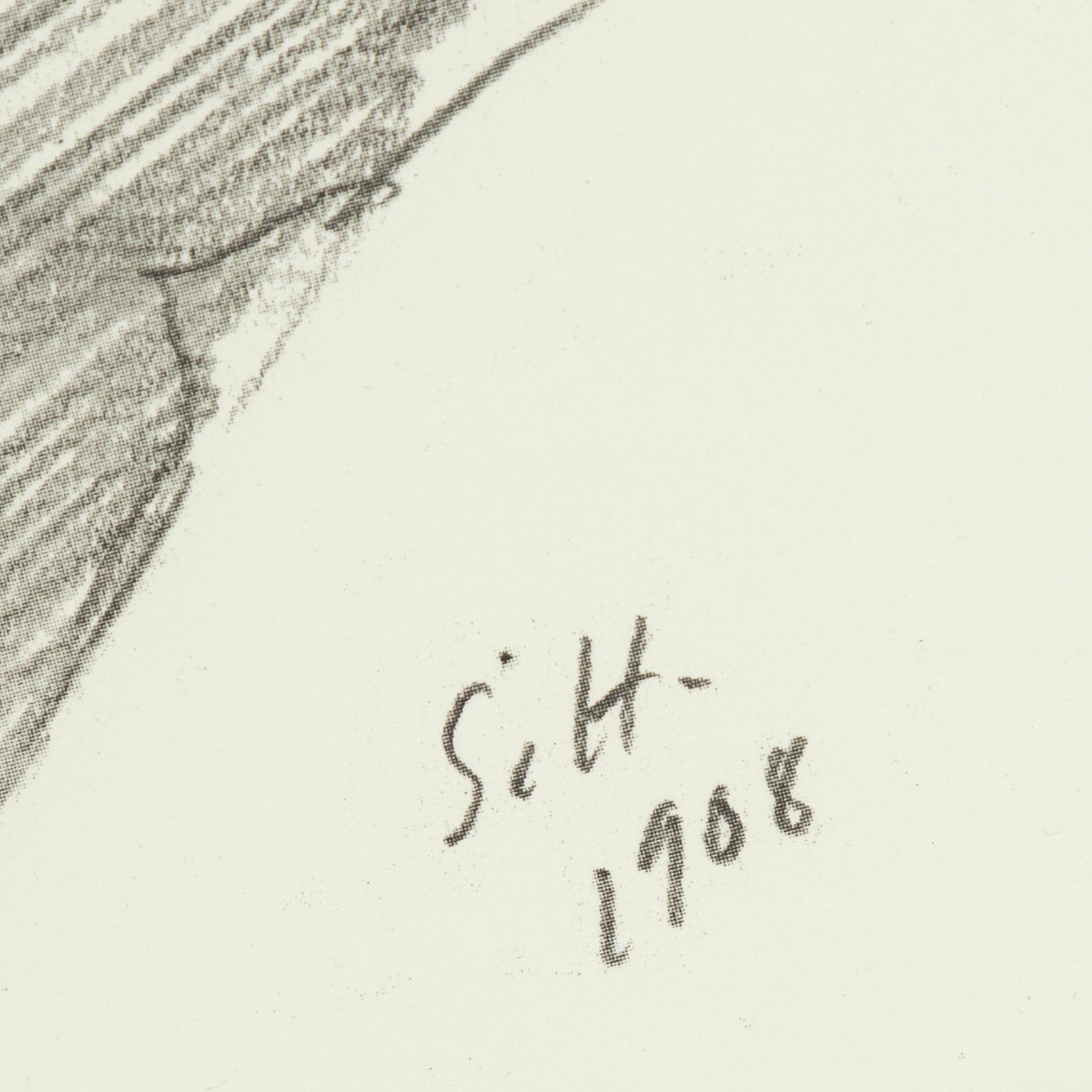 Sven Hedin, Stående kvinna.