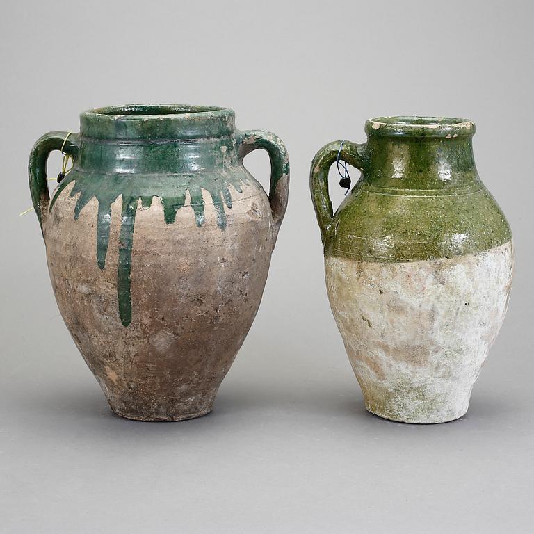 KRUS, 2 st, lergods, Europa, 1800-tal.