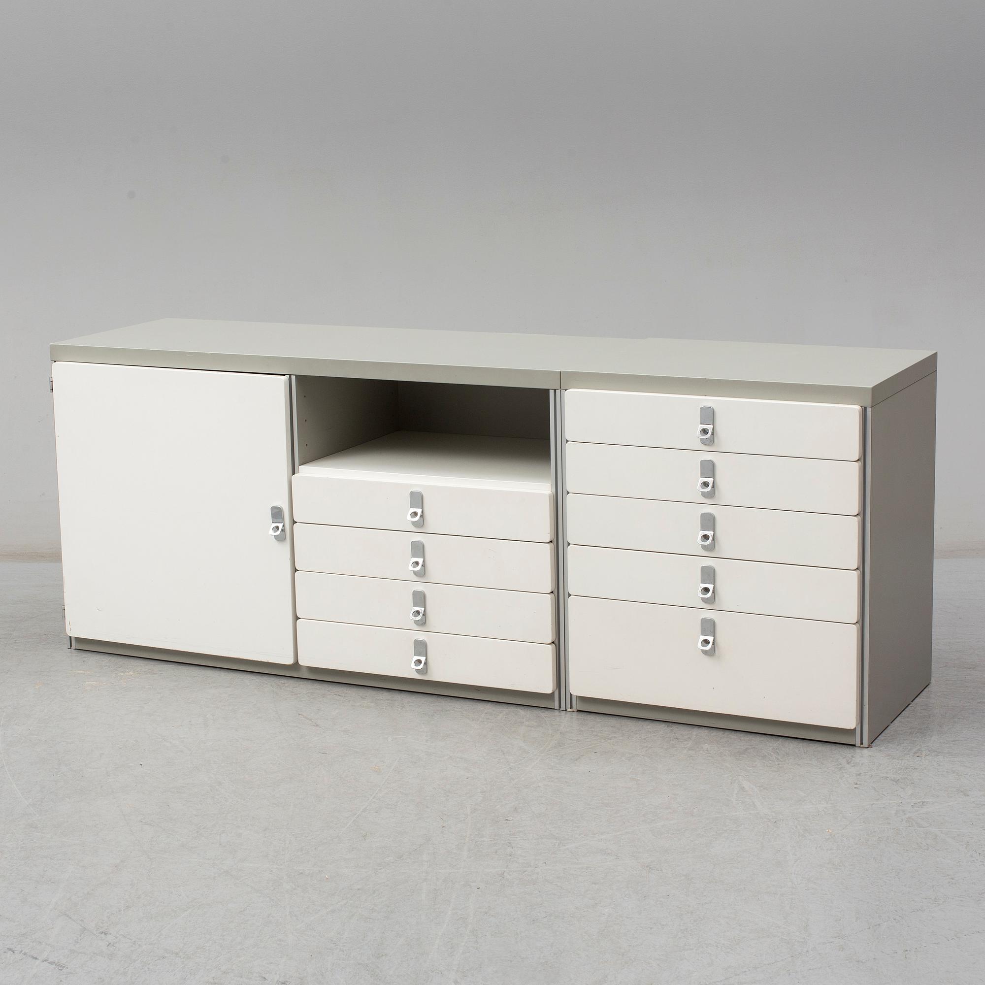 ANTONIO GIOIA, sideboard/förvaring, 2 delar "Avanti", för Dux.