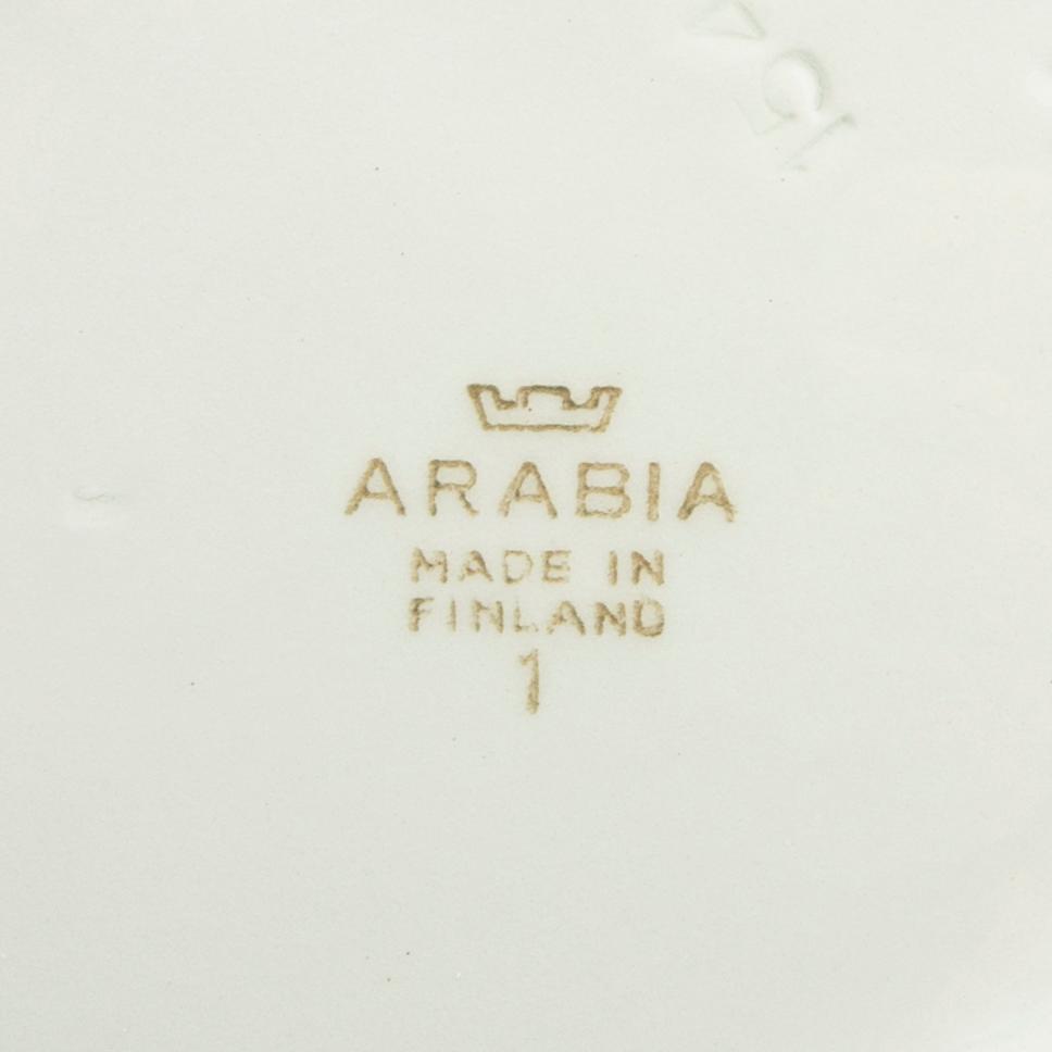 Reinhard Richter, service 56 pcs "Masema", Arabia stoneware Finland 1941-64.