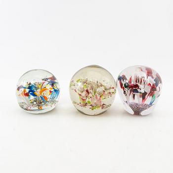 Brevpressar 12 st 1900-tal glas.