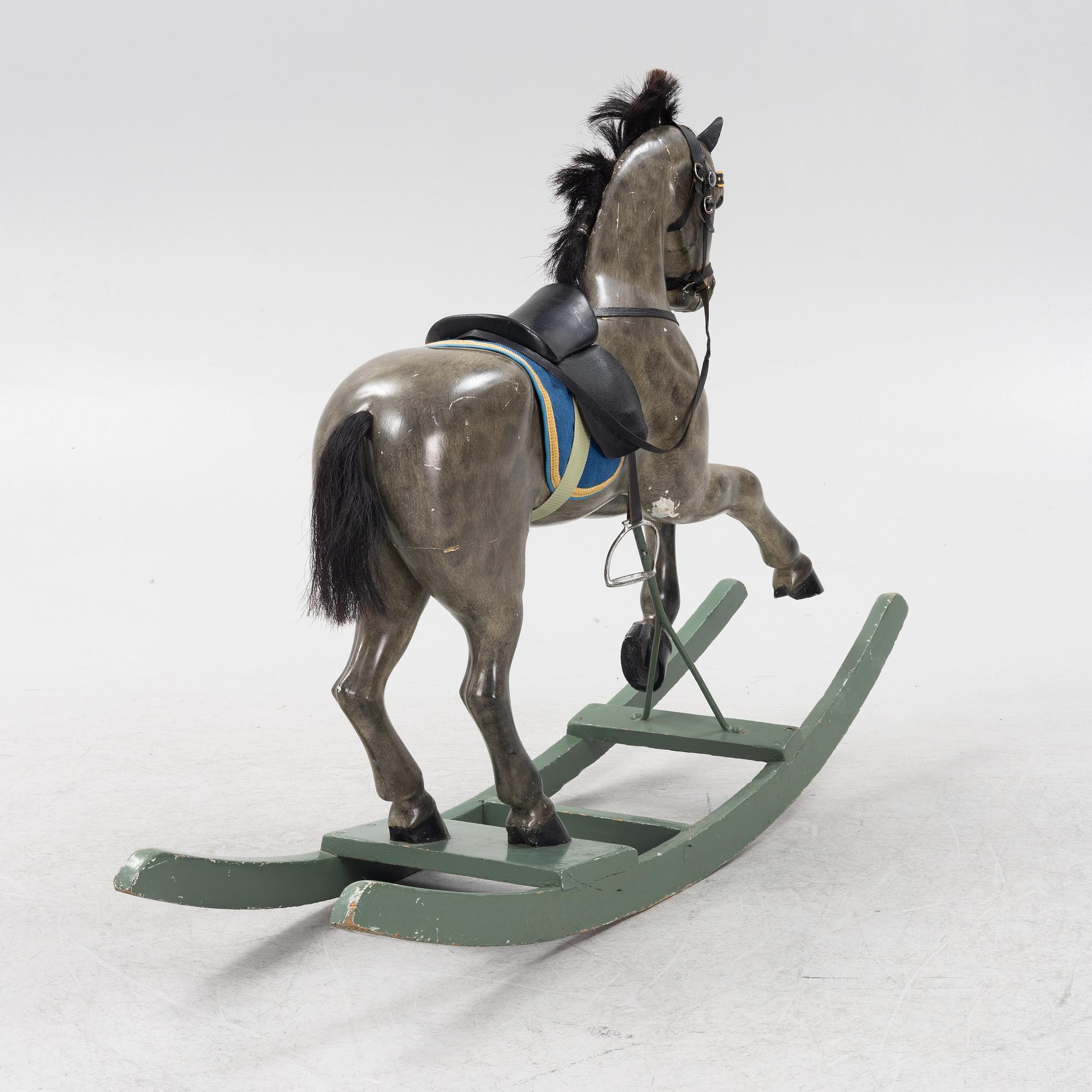 A rocking horse, early 20th century.