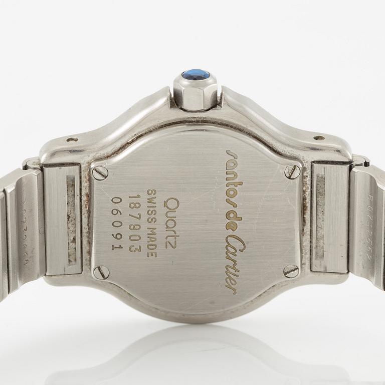 Cartier, Santos Ronde, wristwatch, 24 mm.