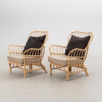 Josef Frank, Armchairs 1 pair model B 311 for the company Svenskt Tenn.