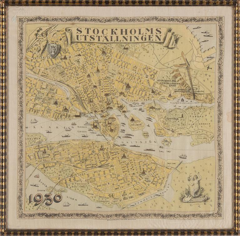 NAPKIN, Stockholm exhibition, 1930, Max Söderholm.