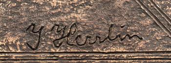 Ingrid Herrlin, sculpture, earthenware, signed.