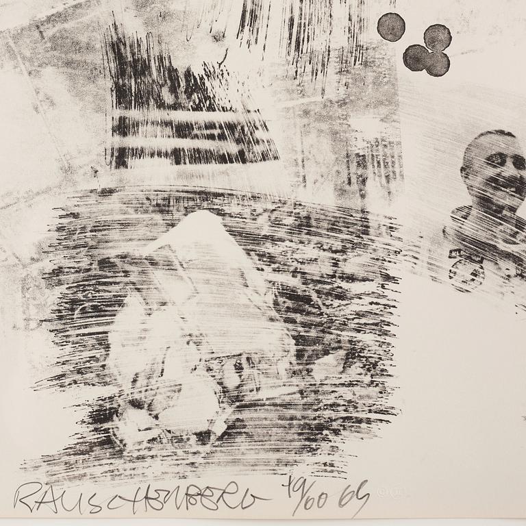 Robert Rauschenberg, ”Brake", from "Stoned Moon Series”.