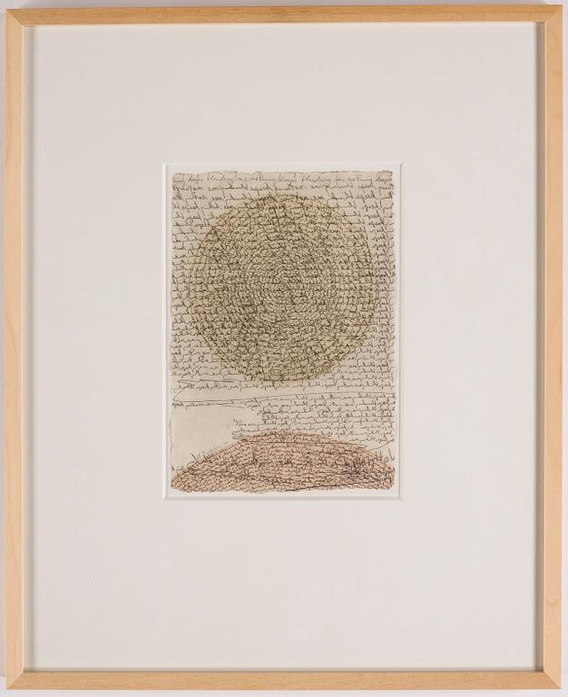 Lee Jaffe, färgetsning, 1990, signerad AP 2/11.