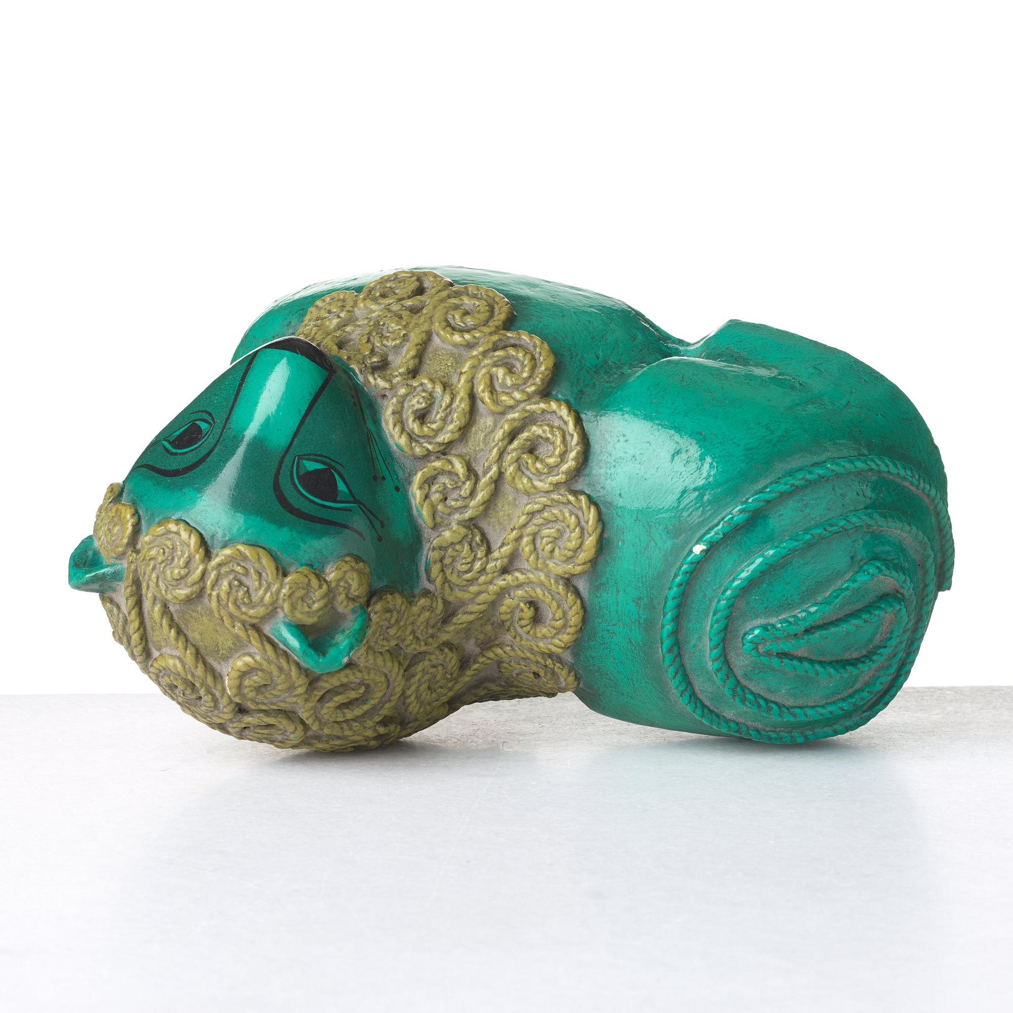 A papier maché sculpture of a lion, Capistrano, Mexico, 1960-70's.