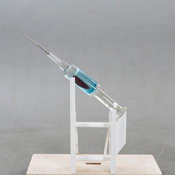 Thommy Bremberg, skulptur signerad och daterad 2002.