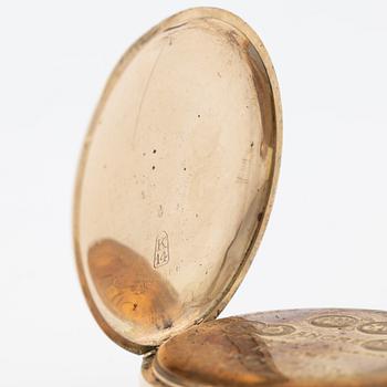 Pocket watch, hunter, 51 mm.