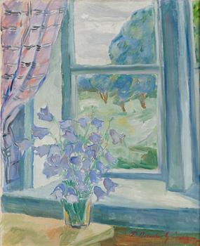 Maria Loew (Rosenlew-Grenman), Flowers by the Window.