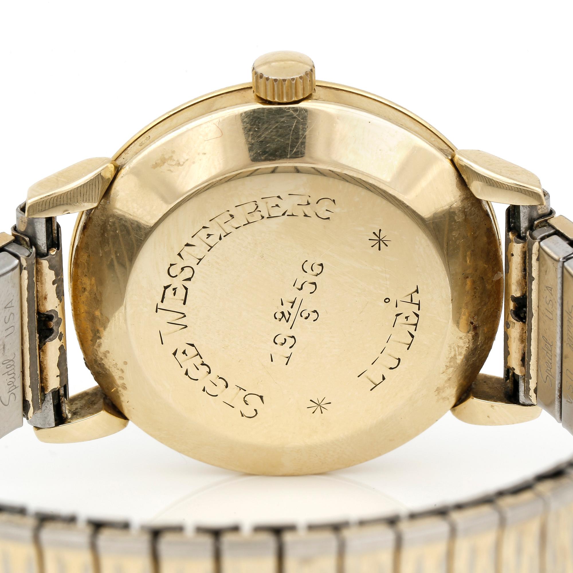 ARMBANDSUR, 14 k guld, Omega Automatic, 1900-talets mitt.