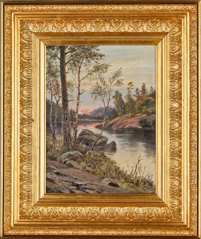 FRANS MAEXMONTAN, tillskriven, olja på duk, otydligt signerad.