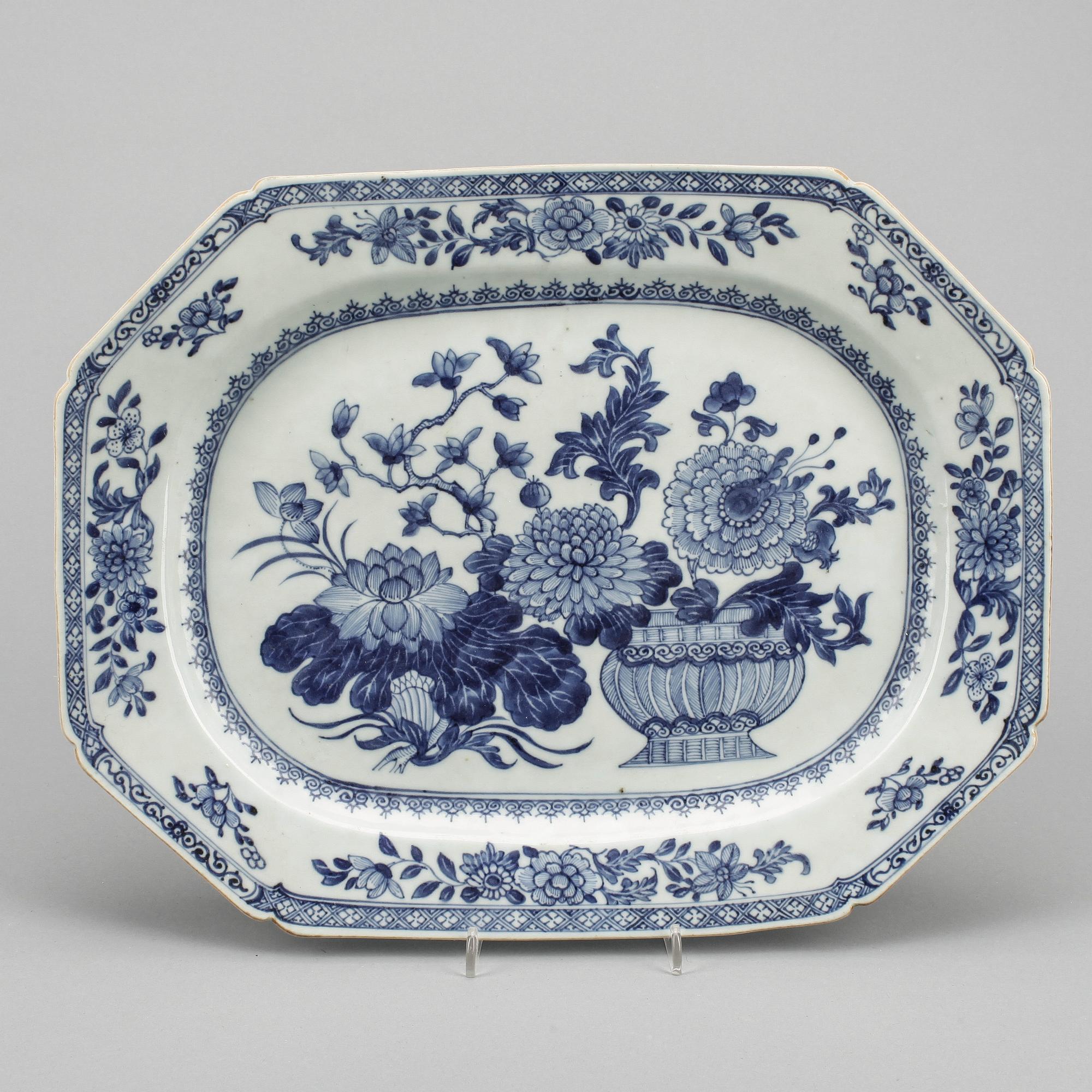 STEKFAT, porslin, Qing dynastin, Qianlong (1736-95).