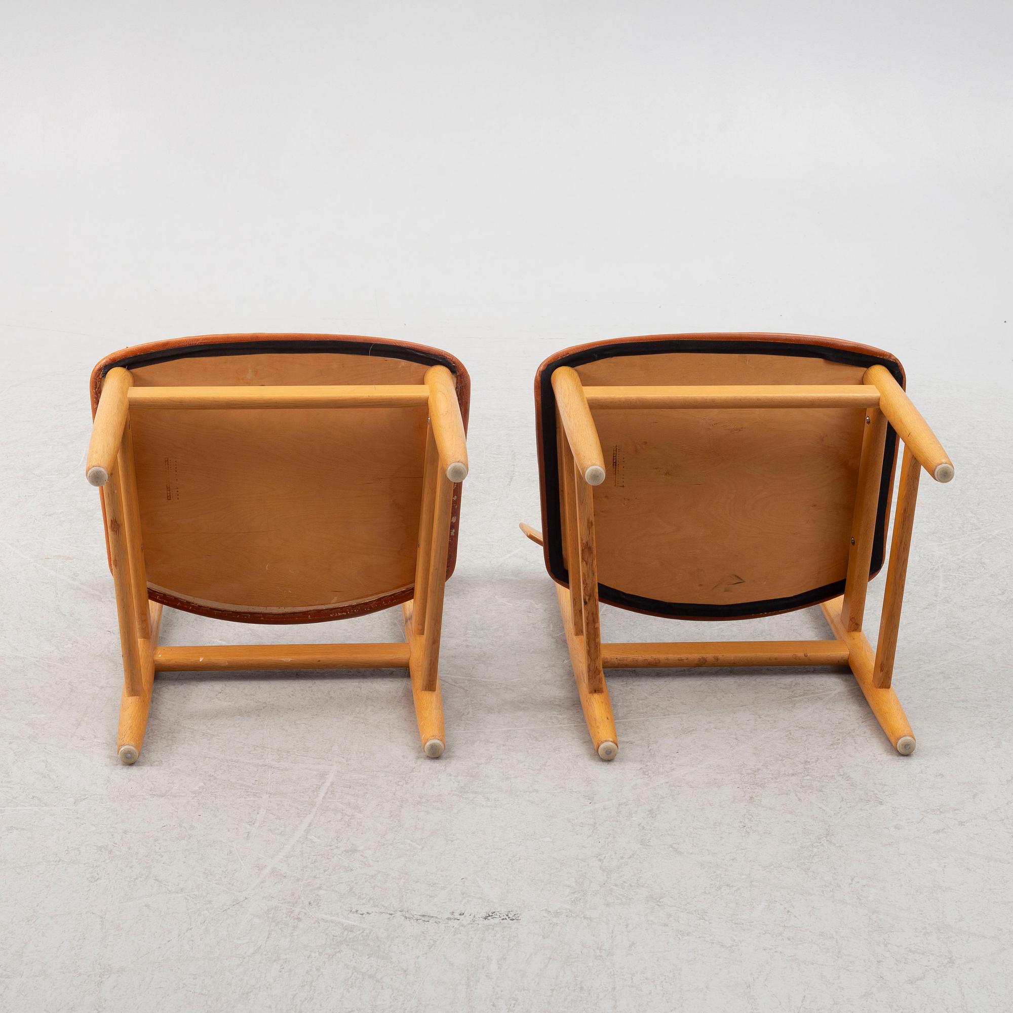 Børge Mogensen, six chairs, "Öresund", Karl Andersson & Söner, Huskvarna.