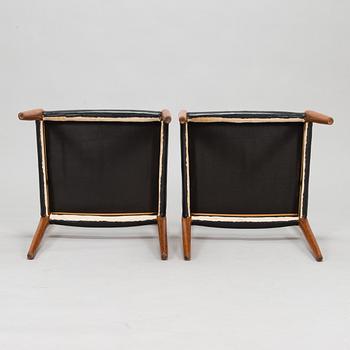 Niels Otto Møller, ruokapöytä ja tuoleja, 8 kpl malli 77, J.L. Møllers Møbelfabrik, Tanska 1960-luku.