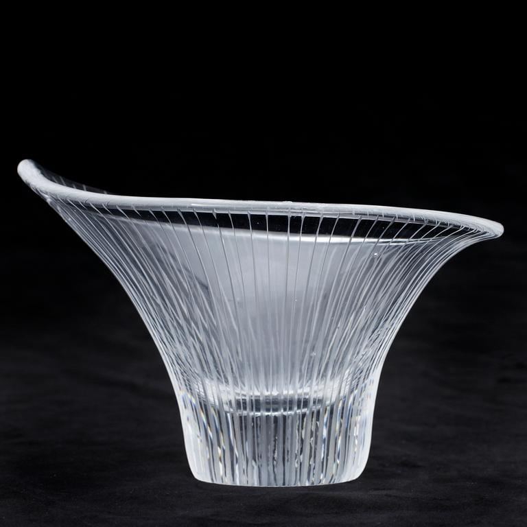 VAS, glas, "Kantarelli", sign Tapio Wirkkala, Iittala, 1950-tal.