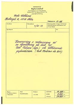 Axel Nilsson, "Stilleben med blå variationer" (Still life with blue variations).