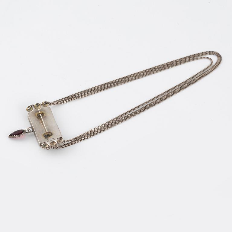 Lorenz Schröder, a silver necklace, Landskrona 1801-46.