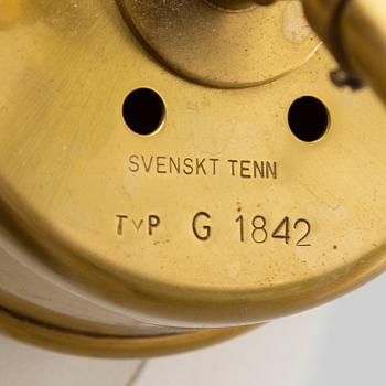 JOSEF FRANK, a model 1842 brass floor lamp, for Firma Svenskt Tenn.