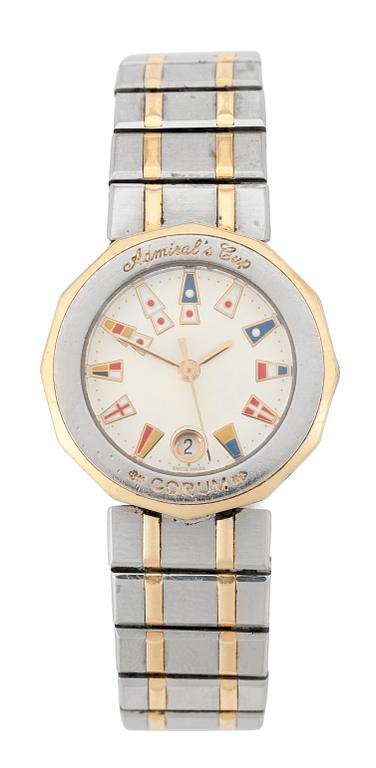 Corum - Admirals Cup. Stål/Guld. Quartz. 26mm.  Ref. 3961021 V052.