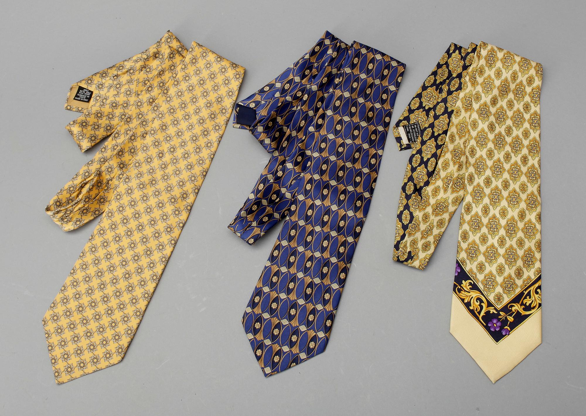 SLIPSAR, 3 st, Yves Saint Laurent, Lanvin och Gianni Versace.