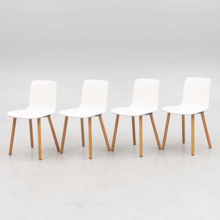 Jasper Morrison, a set of four 'HAL' chairs, Vitra 2015.