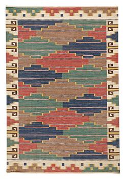 292. Märta Måås-Fjetterström, A CARPET, "Blå heden", flat weave, ca 250,5 x 170,5 cm, signed AB MMF.