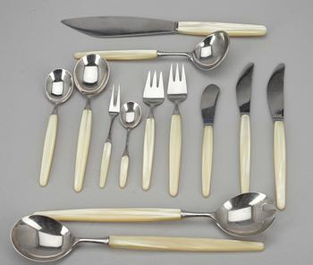 BESTICKUPPSÄTTNING, 98 osaa "Eckhoff", Tias Eckhoff, DKF, Lundtofte, Danmark, 1960-tal.