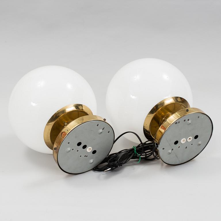 BORDSLAMPOR, ett par, 1960-tal.