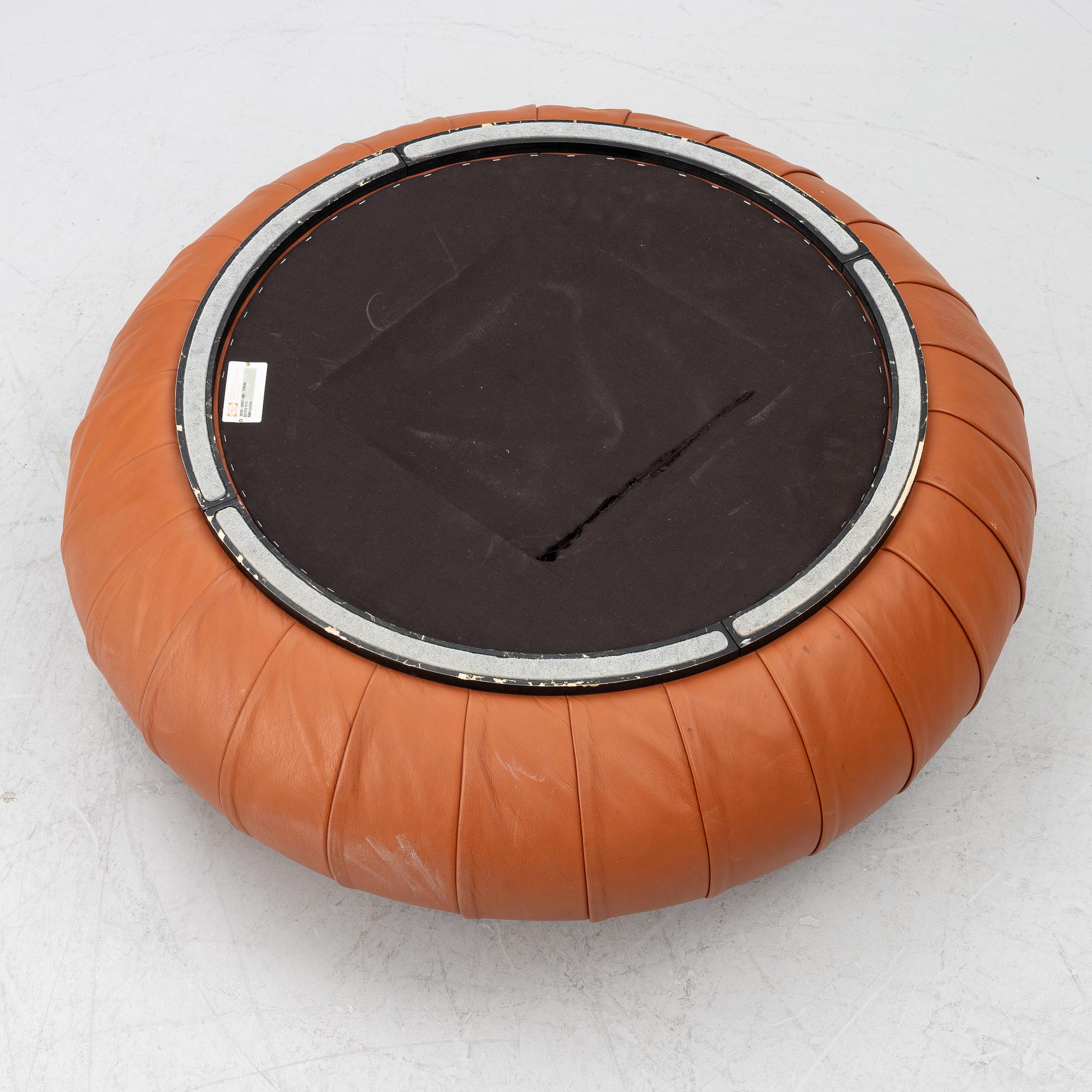 Monica Förster, an 'Esedra' ottoman, Poltrona Frau, Italy.