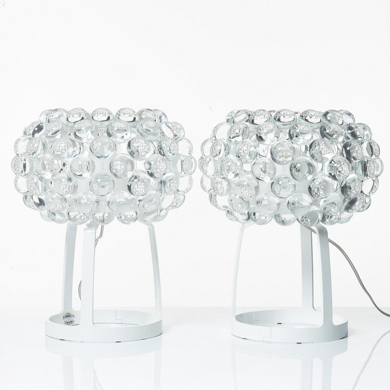 Patricia Urquiola & Eliana Gerotto, bordslampor, ett par, "Caboche Piccola", Foscarini, Italien, efter 2005.