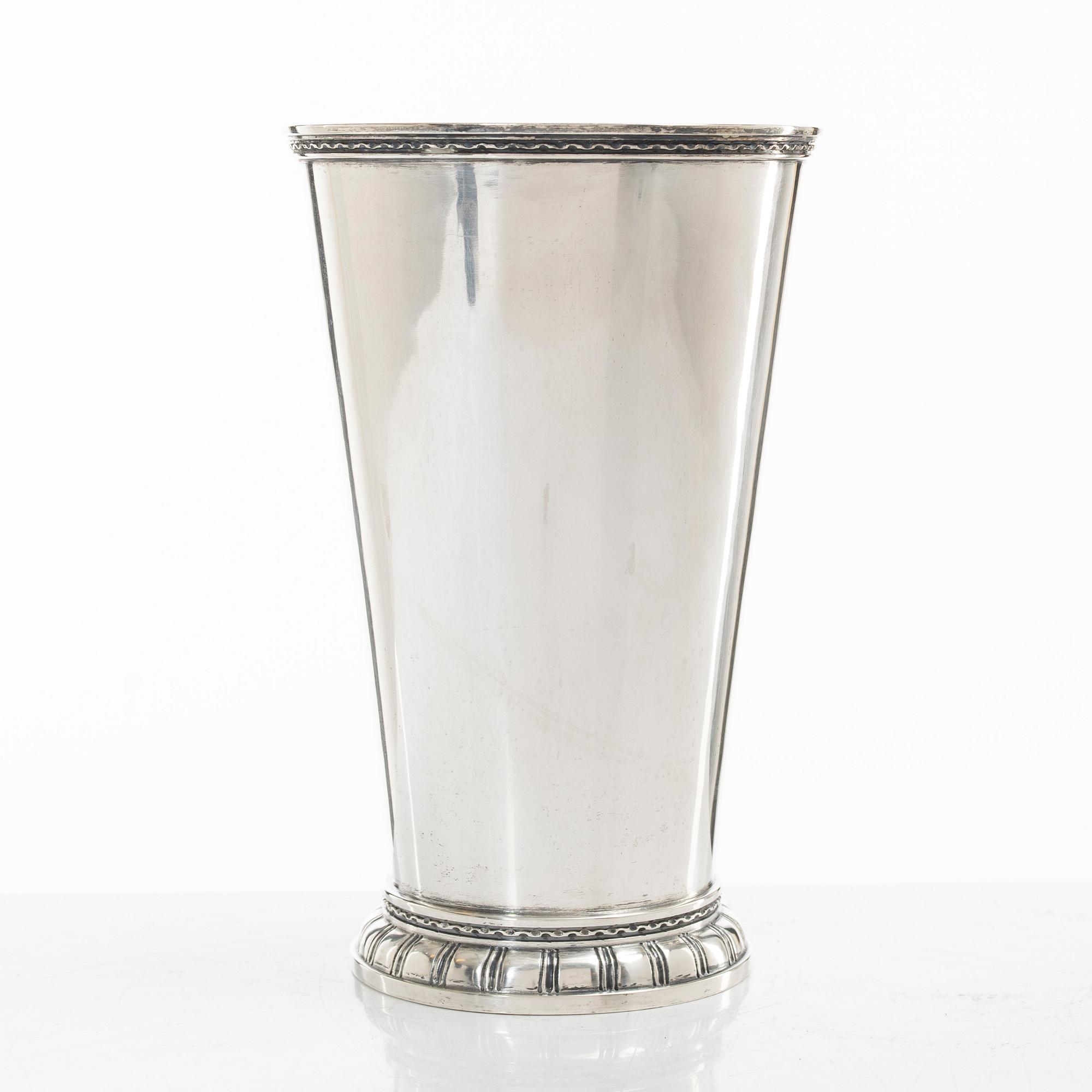 Eric Råström, bägare, silver, CG Råström, Stockholm 1948.