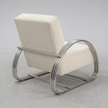 Kem Weber, after, a 'Hudson Street Lounge Chair' from Ralph Lauren, 21st Century.