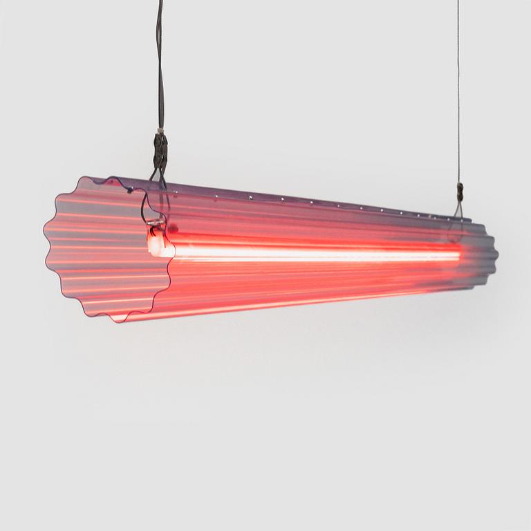 Stamuli, a ceiling lamp, Greenhouse Bar for Stockholm Furniture Fair 2024.