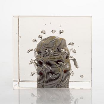 Oiva Toikka, vuosikuutio, signeerattu Oiva Toikka, Nuutajärvi 1979, numeroitu 122/1000.