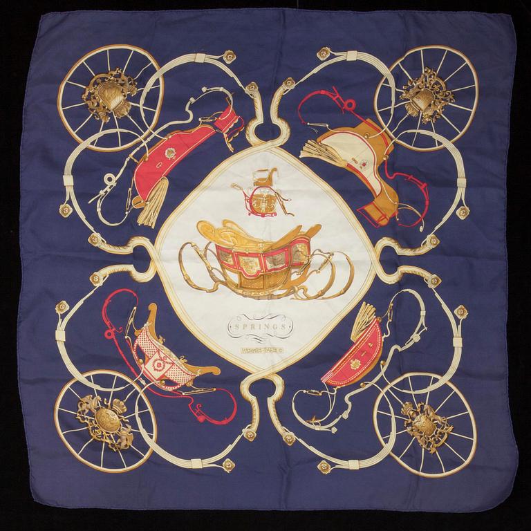 SCARF, "Springs", design Philippe Ledoux, Hermès, Paris.