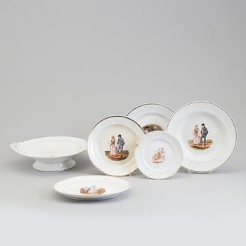 SERVIS, 51 delar, porslin, Rörstrand, svenska dräkter.