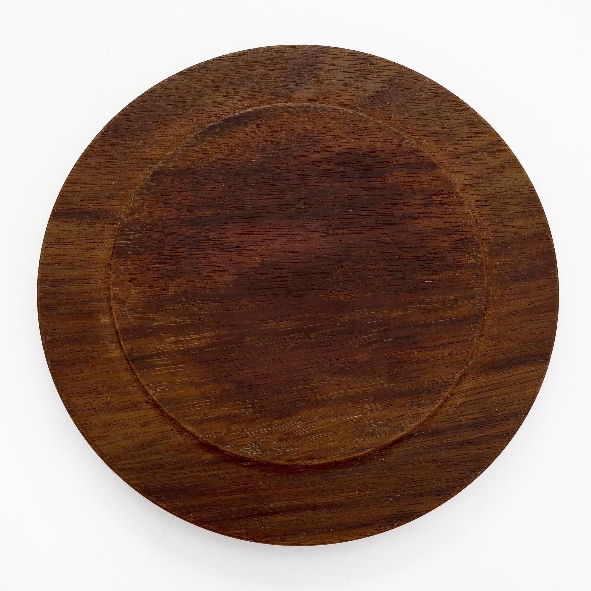 Aino Aalto, wooden base for a cheese dome, for Artek, mid-20th century.