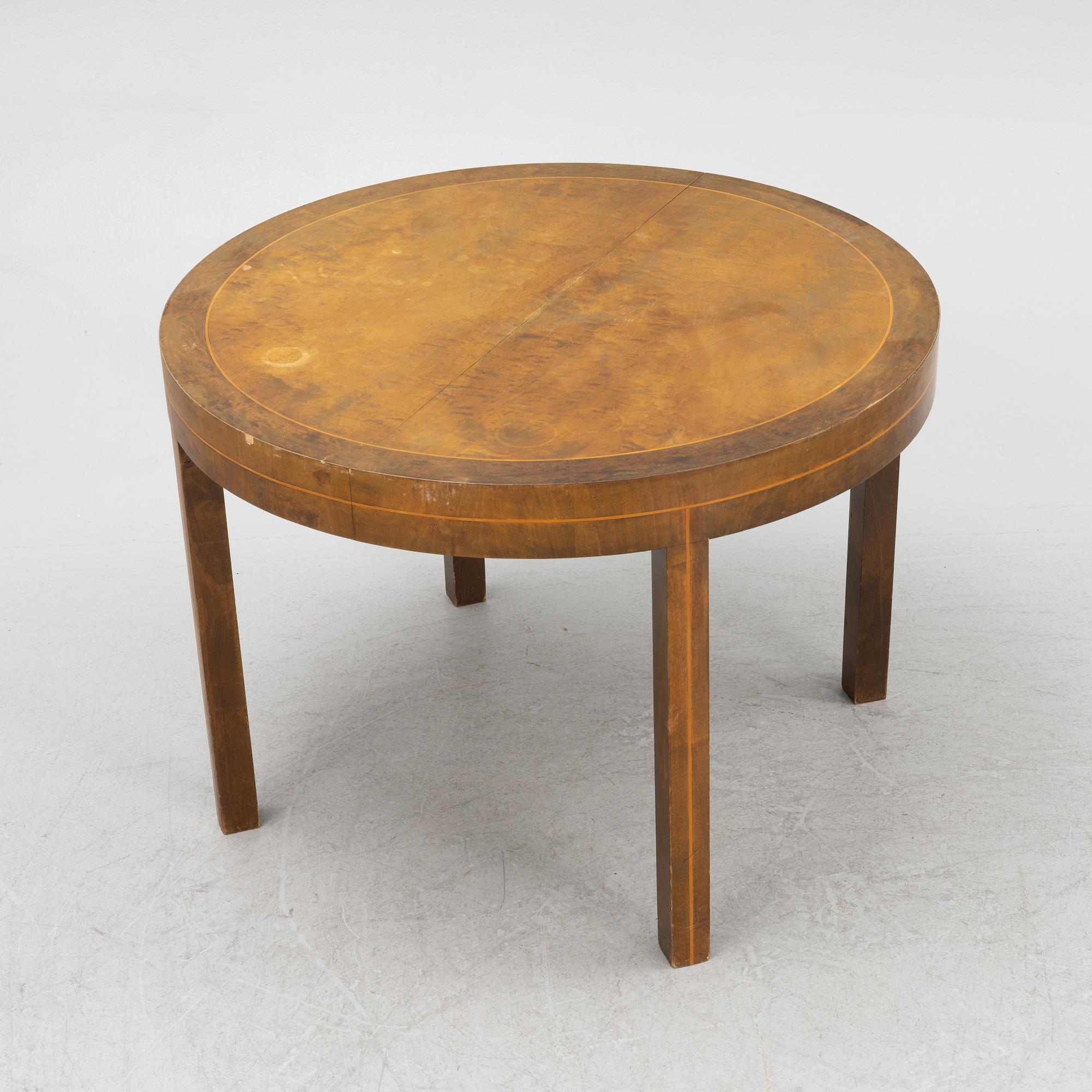 Dining table, Functionalism, Sweden 1930s.