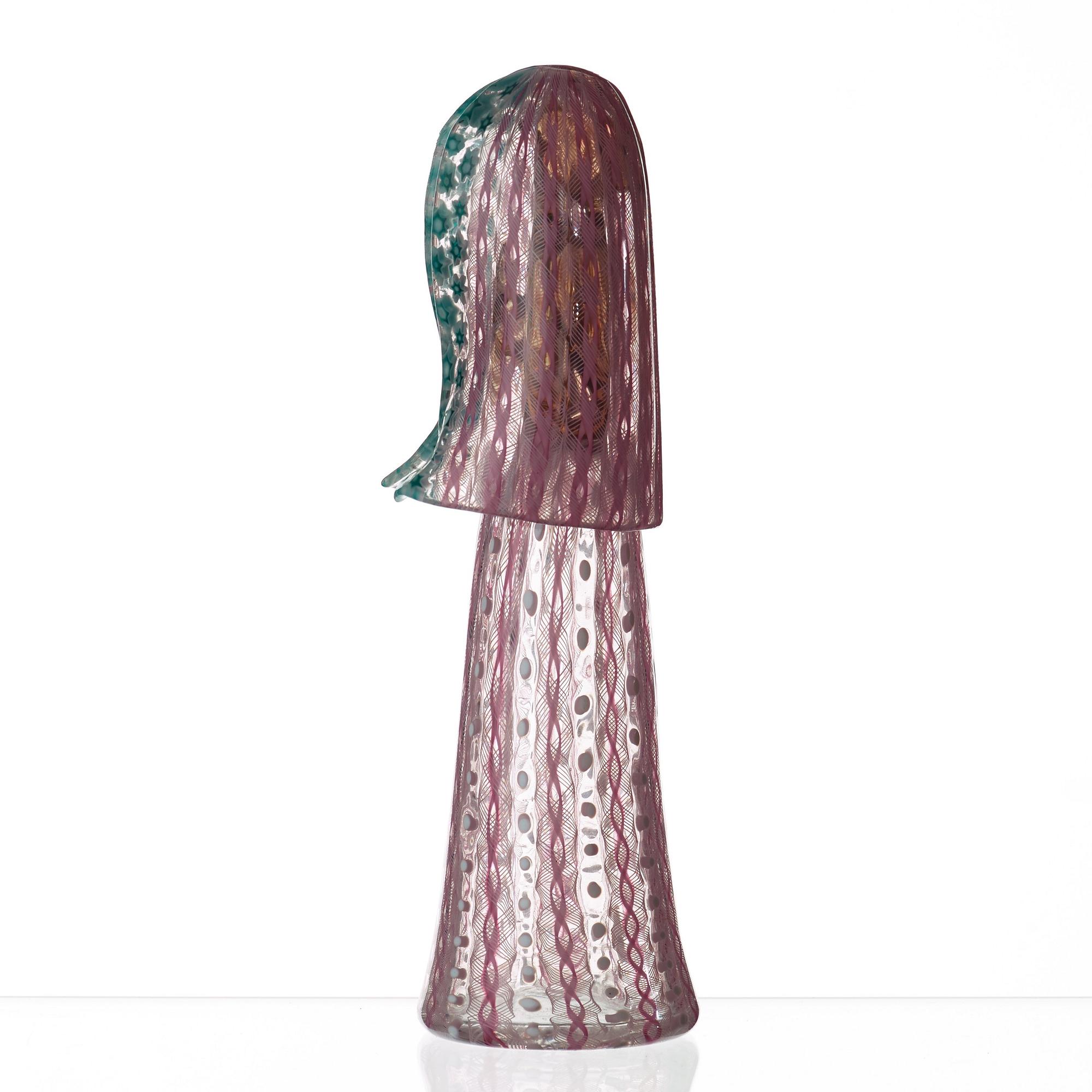 Fulvio Bianconi, figurin, Venini, Murano Italien 1950-60-tal.