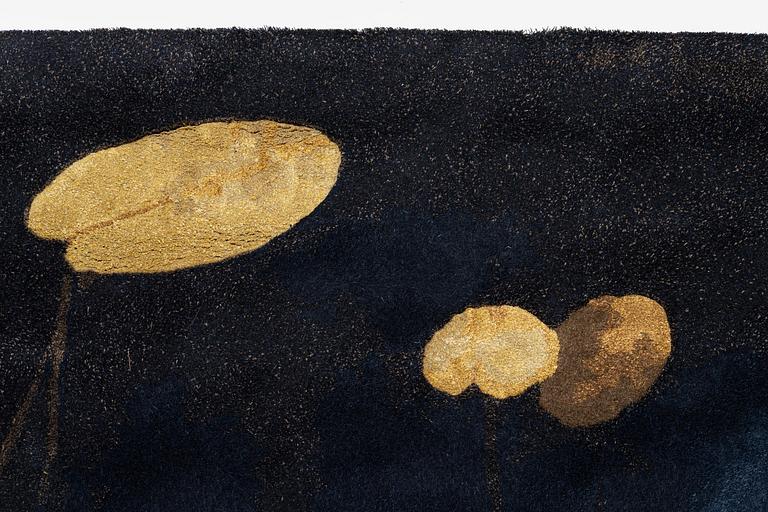 Denise Grünstein, a hand tufted 'Folium' carpet, hand tufted, c. 270 x 230 cm, Ferreira de Sá, Portugal.