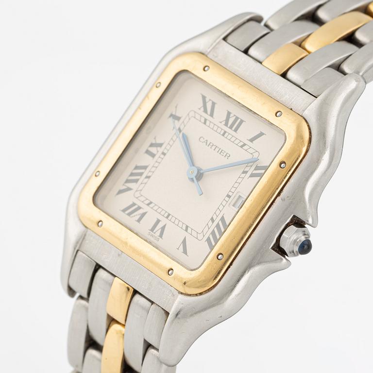 Cartier, Panthère, wristwatch, 29.5 x 29.5 (39.5) mm.