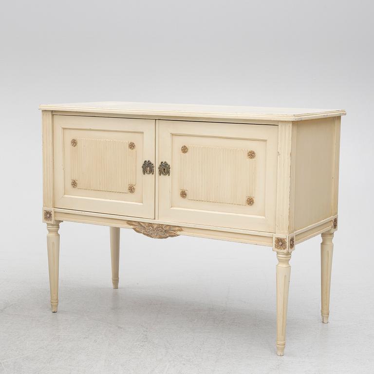 Dining group, 10 pieces, Gustavian style, 20th century.