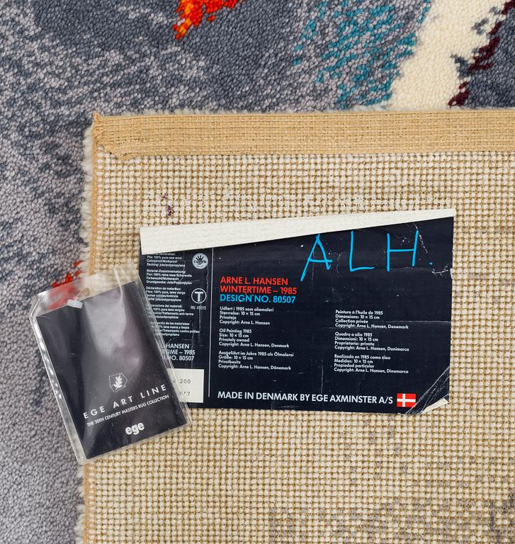 MATTA  efter Arne L Hansen tuftad ull Ege art line Danmark "The 20th century master collection" ca 140 x 200 cm.