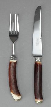 BESTICK, metall och horn, 1950-tal.
