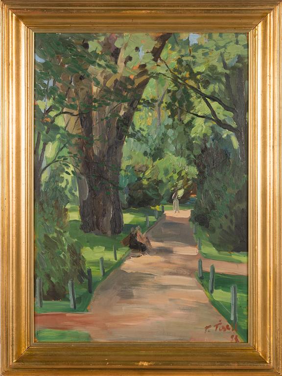 Torsten Tisell, oil on board, signed and unclearly dated.