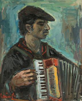 Olavi Laine, olja på duk, signerad.